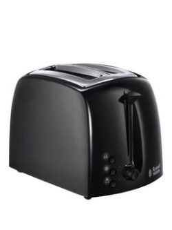 Russell Hobbs 21641 Textures 2-Slice Toaster - Black
